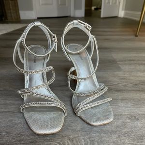 Gianni Bini Silver Heels